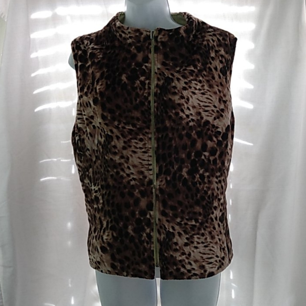 Coldwater Creek reversible vest